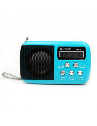 Haut-parleur radio stéréo FM haute sensibilité avec entrée audio AUX