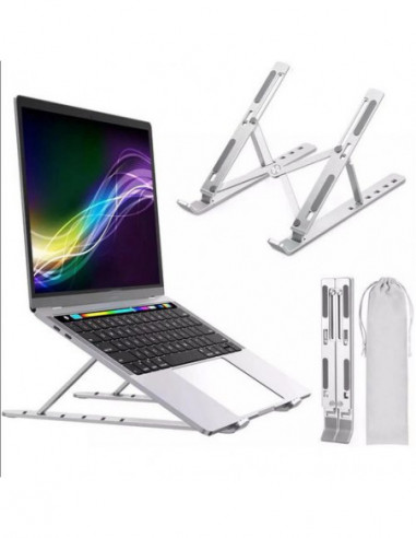 Support de tablette pour ordinateur portable en aluminium, support