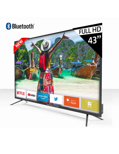 Révolution 43″ Led Smart TV 2023 + Récepteur intégré & TNT + Bluetooth + 18 mois de Garantie