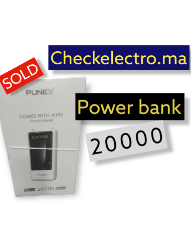 Power bank 20000 MAP Marque Punex